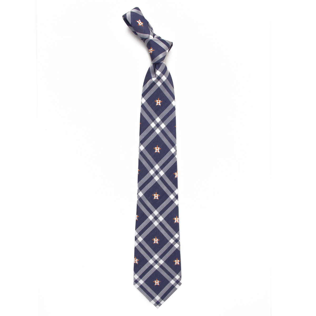 Houston Astros Tie Geo Stripe, Polyester Tie, Polyester Necktie – Eagles  Wings