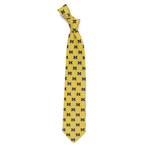 Michigan Wolverines Echo Necktie