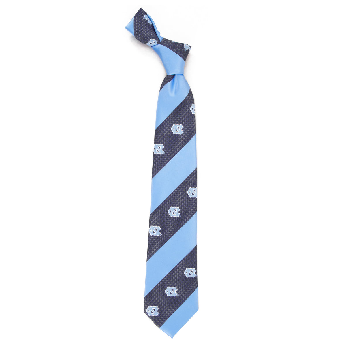 North Carolina Tie Geo Stripe, Polyester Tie, Polyester Necktie ...