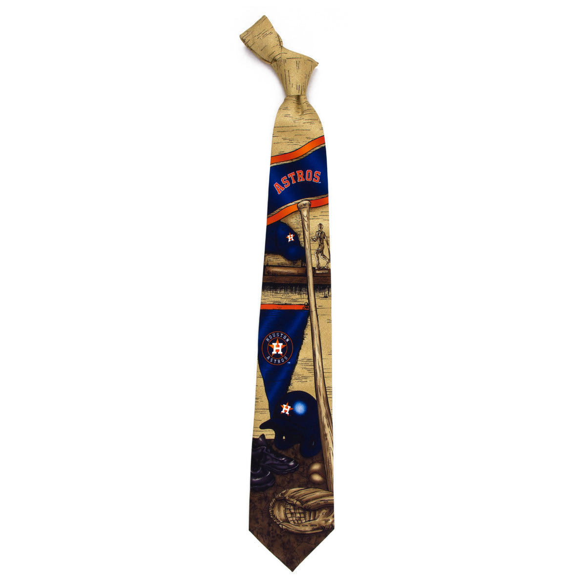 Astros Tie Nostalgia, Polyester Tie, Polyester Necktie – Eagles Wings