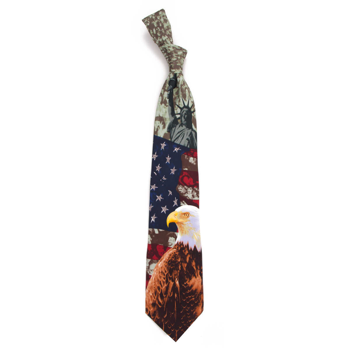 Patriotic Tie Liberty, Silk Tie, Silk Necktie – Eagles Wings